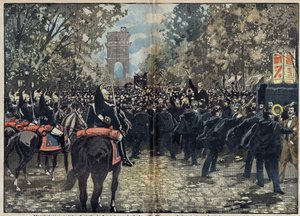 Caso Dreyfus - Parigi - 2 ottobre. da Unknown artist