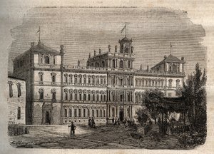 Palazzo Ducale di Modena nel XIX secolo - Il Palazzo Ducale 1634 - Palazzo Ducale di Modena da Unknown artist