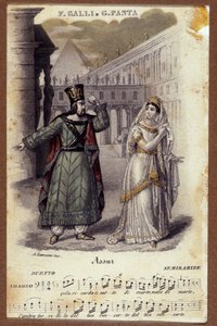 Duo tra Giuditta Pasta e Filippo Galli nell