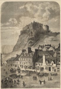 Castello di Edimburgo - Castello di Edimburgo in Scozia - 1864 da Unknown artist