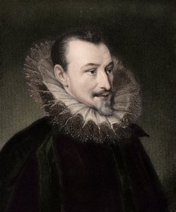 Edmund Spenser c1552/3-1599 - incisione - XIX secolo da Unknown artist