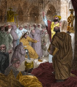 Fine della dinastia merovingia, 751: deposizione del re Childerico III (714-754) da parte di Pipino il Breve (714-768)