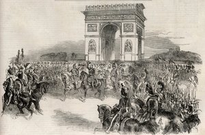 Ingresso di Napoleone III a Parigi attraverso l