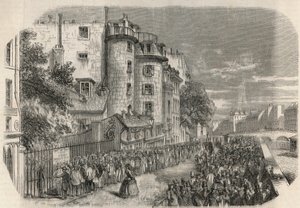 Ingresso della prefettura di polizia da rue de Jerusalem all