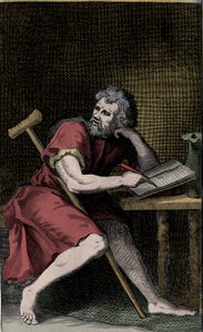 Epitteto - EPICTETUS filosofo stoico greco da Unknown artist