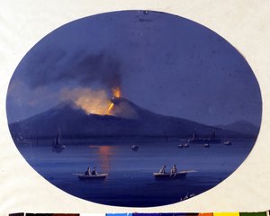 Eruzione notturna dell