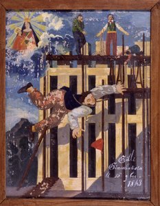 Carpentiere caduto da un