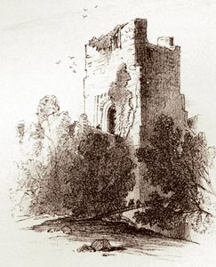 Castello di Farnham (incisione) da Unknown artist