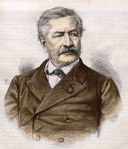 Ferdinand de Lesseps (1805 - 1894), incisione, collezione Bianchetti da Unknown artist