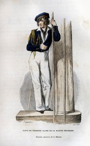 Studente di prima classe della marina francese. In 