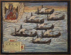 Ex voto marinaio, offerta popolare come pegno di devozione e gratitudine del marinaio sopravvissuto ai pericoli del mare proveniente dalla Chiesa della Beata Vergine dell
