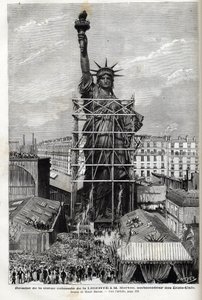 Francia, Parigi, Donazione della Statua della Libertà all