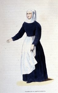 Suora francescana di Santa Elisabetta. Ordine fondato da Santa Elisabetta d