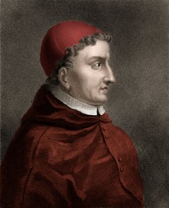 Francisco Jimenez de Cisneros, cardinale, riformatore religioso e statista spagnolo - Incisione del XIX secolo