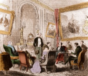 François René de Chateaubriand, scrittore e politico francese, legge le 