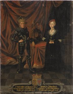 Re Federico I di Danimarca e Anna di Brandeburgo da Unknown artist