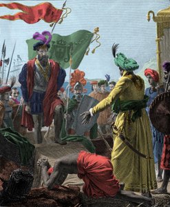 Da Vasco de Gama (1469-1524, esploratore portoghese) a Calicut (l