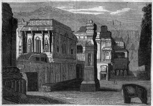 Dal tempio monolitico di Kailasha (VIII secolo) in India da Unknown artist