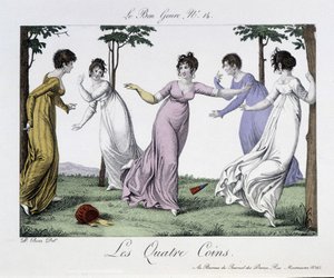 Gioco dei quattro angoli - in Il buon genere, n. 14, inizio XIX secolo