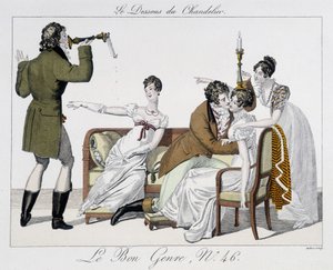 Gioco: il sotto del candelabro - in "Le Bon genre", n.46 da Unknown artist