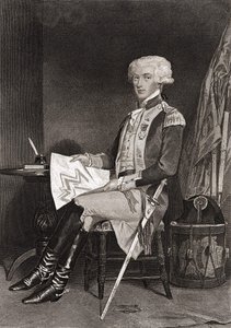 Generale La Fayette (Lafayette) (1757-1834) da Unknown artist
