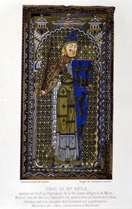 Geoffroy Plantagenet - smalto da Unknown artist