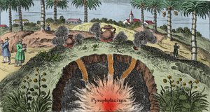 Geologia: taglio della crosta terrestre che spiega l