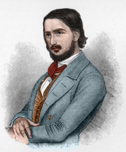 Georg Friedrich Rudolph Theodor Herwegh (1817-1875) poeta tedesco, rivoluzionario e traduttore.