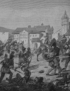 Guerra dei contadini tedeschi (1524-1526): Assalto a Weinsberg da Unknown artist