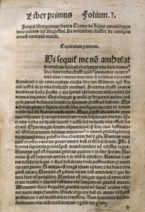 Clero tedesco e poeta mistico. In "De Imitatione Christi" di Thomas Hemerken THOMAS A KEMPIS (1380-1471), Leyden da Unknown artist