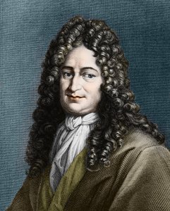 Gottfried Wilhelm von Leibniz (1646-1716), filosofo tedesco da Unknown artist