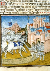 Grifone (ca. 726-753) si recò dai suoi fratelli Pipino III detto Pipino il Breve (714-768) e Carlomanno (ca. 715-754) dopo l