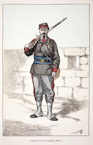 Guardiani della pace mobilitati (1870-1871) (acquaforte a colori) da Unknown artist