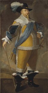Ritratto del Re Gustavo II Adolfo di Svezia da Unknown artist
