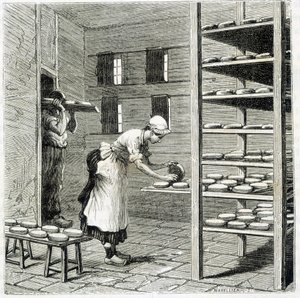 Haloir (o essiccatore) per la fabbricazione del formaggio camembert - in 