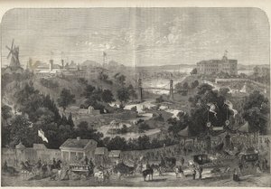 Amburgo - Germania - Esposizione orticola 1869 - Amburgo - il parco dell