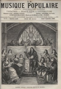 Handel dirige uno dei suoi oratori - George Frederick Handel da Unknown artist