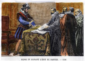 Enrico IV (1553 - 1610) firmò l