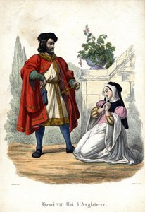 Enrico VIII (1491 - 1547) e Anna Bolena