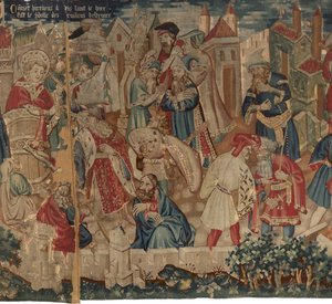 Storia di San Piat e San Eleuterio, Scena 4: Hirineus distrugge l