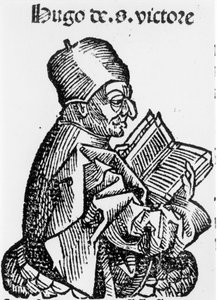 Ugo di San Vittore, xilografia di Hartmann Schedel "Cronache di Norimberga" 1493 da Unknown artist