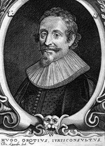Hugo Grotius (1583-1645) (Huig de Groot), avvocato e diplomatico olandese da Unknown artist