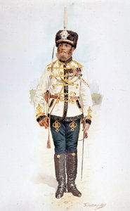 Ussaro della Guardia Russa sotto Nicola II