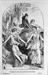Illustrazione per "Endymion" del poeta John Keats (1795-1821) XIX secolo