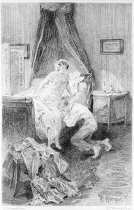 Illustrazione di "Il rosso e il nero" di Stendhal. 1830