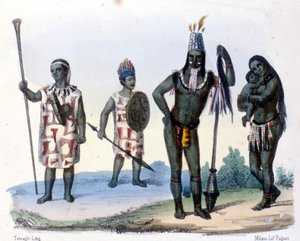Indiani Encabellados e Jivaros in Ecuador da Unknown artist