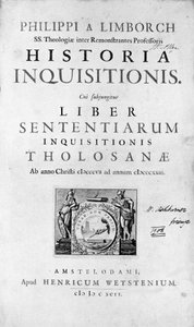 Inquisizione. Frontespizio di 