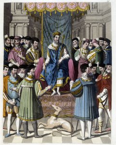 Intervista con Francesco I (1494 - 1547) e Enrico VIII (1491 - 1547) d