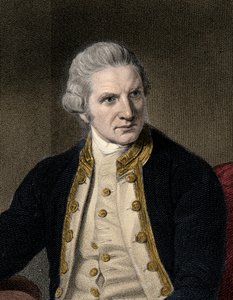 James Cook 1728-1779 - incisione - XIX secolo