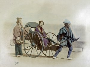 Risciò giapponese, circa 1900 da Unknown artist